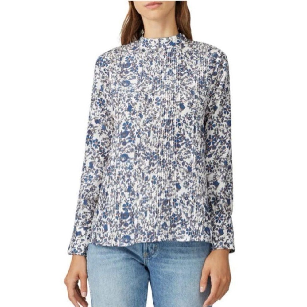 Apiece Apart silk floral top